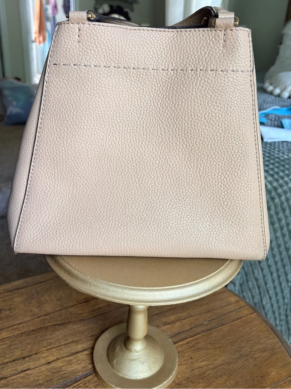 Tory Burch structured pebbled